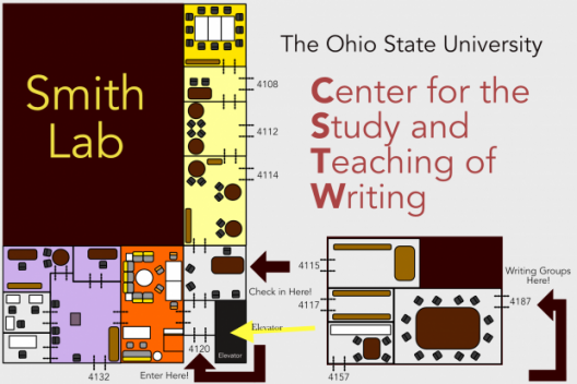 Smith Lab Layout of CSTW's offices