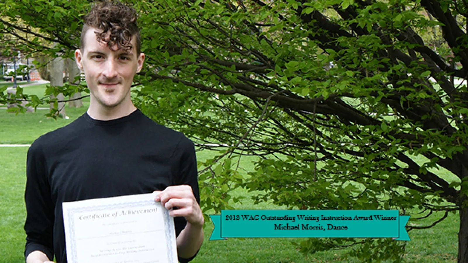 2013 WAC Outstanding Writing Instruction Award Winner, Michael Morris