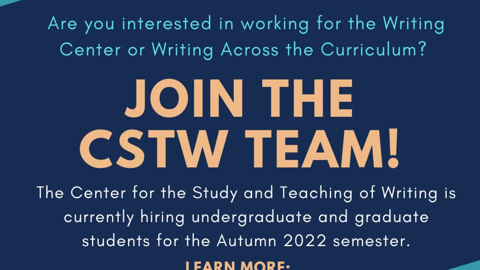 Join the CSTW Team Headline