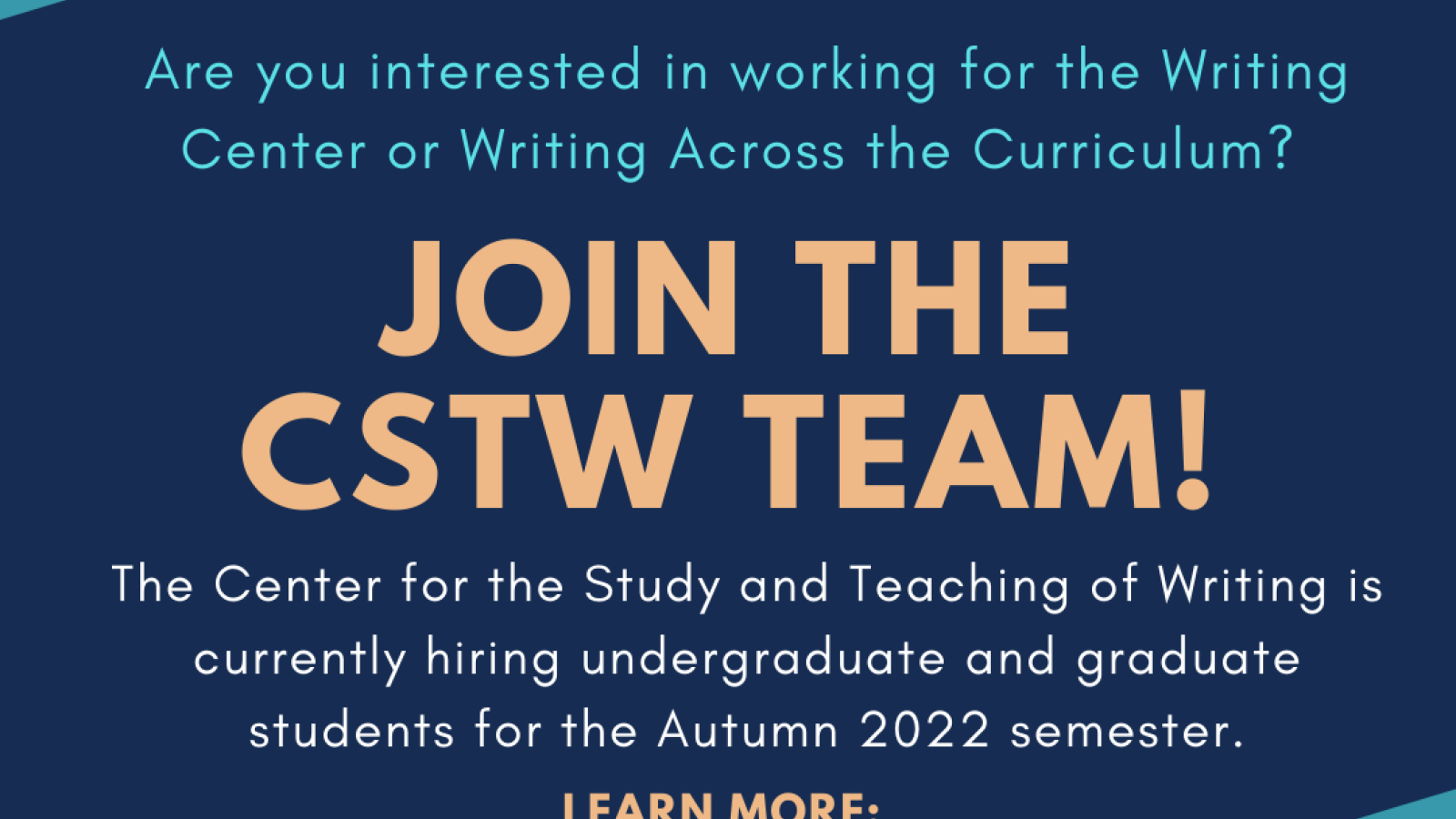 Join the CSTW Team Headline